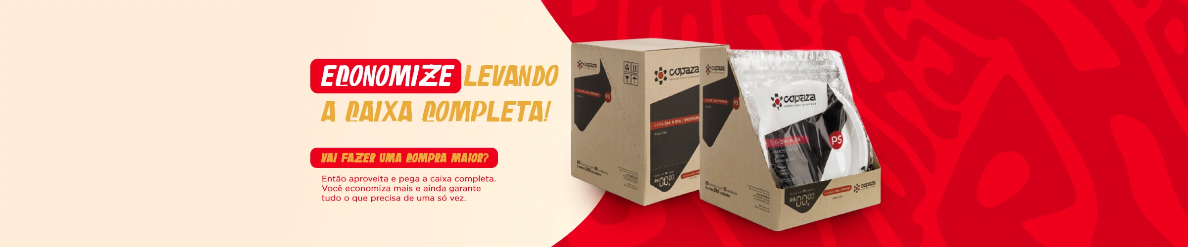 Economize Levando a Caixa Completa