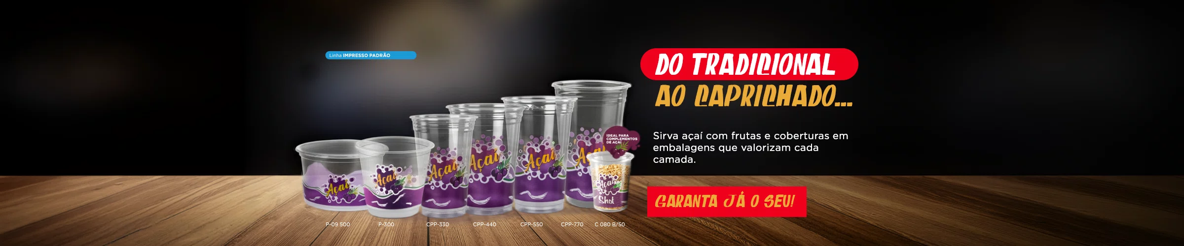 Copos Personalizados Açaí