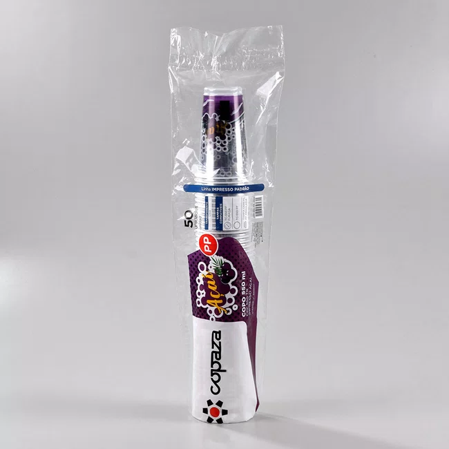 Caixa Copaza Descartável Personalizado Açaí 550 ml 1.000 Unidades
