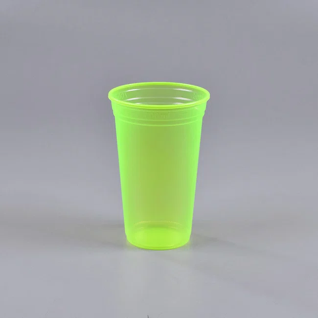Caixa Copo Copaza Descartável Neon Amarelo 770 ml 500 Unidades