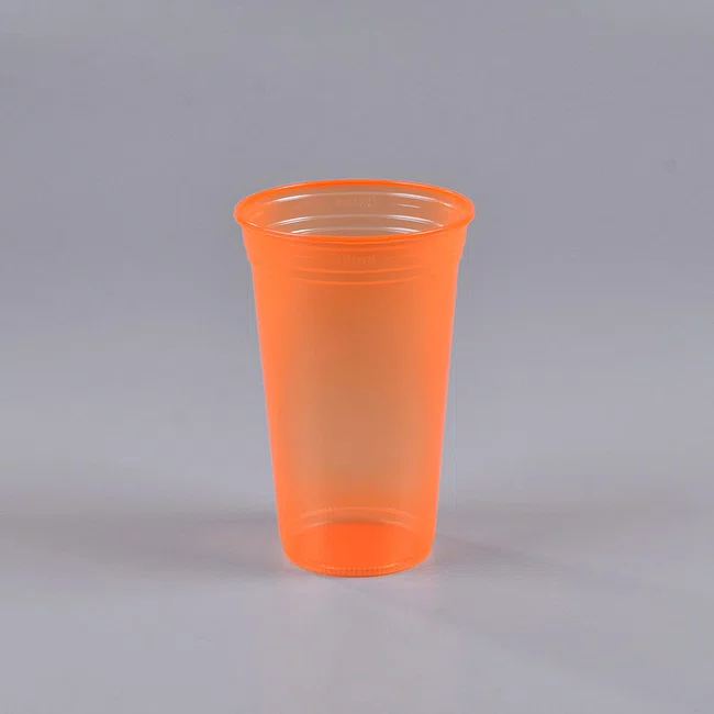 Caixa Copo Copaza Descartável Neon Laranja 770 ml 500 Unidades
