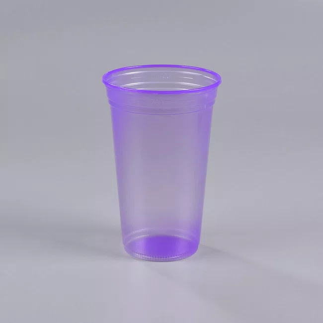 Caixa Copo Copaza Descartável Neon Lilás 770 ml 500 Unidades