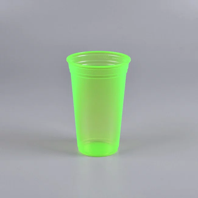 Caixa Copo Copaza Descartável Neon Verde 770 ml 500 Unidades