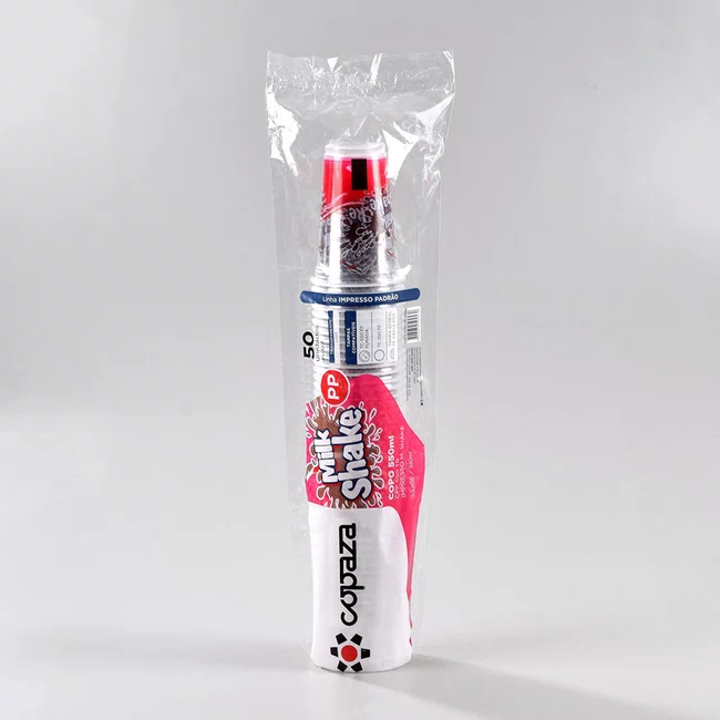 Caixa Copo Copaza Descartável Personalizado Milk Shake 550 ml 1.000 Unidades
