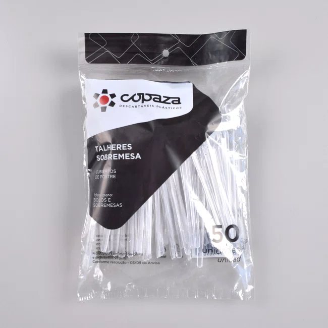 Colher Sobremesa Cristal 12,00 cm - C/50 Unidades