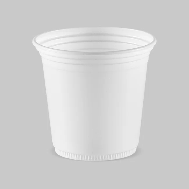 Copo Copaza Descartável Branco Liso 110 ml 100 Unidades