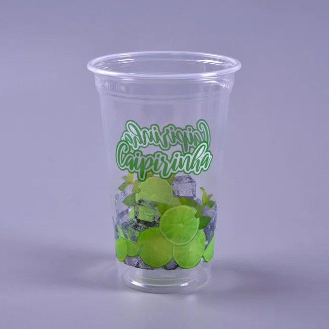 Copo Copaza Descartável Personalizado Caipirinha 550 ml  50 Unidadess