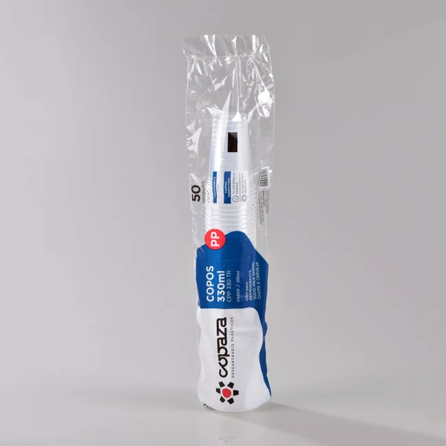 Copo Transparente 330 ml - C/50 Unidades