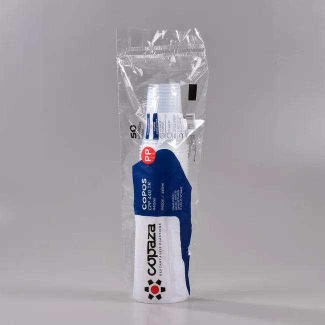 Copo Transparente 440 ml - C/50 Unidades