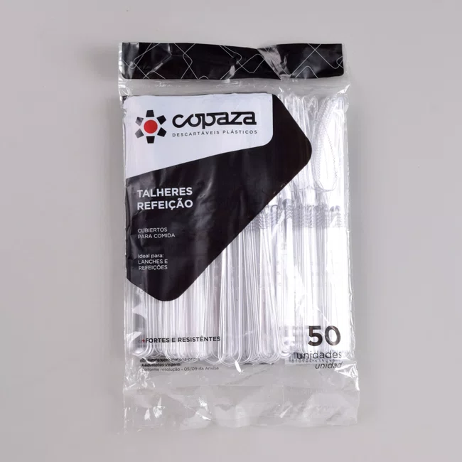 Faca Refeição Cristal 18,50 cm - C/50 Unidades