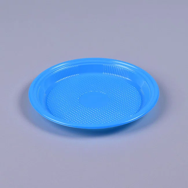 Kit Copaza Descartável Festinha Azul – Copo, Prato, Colher e Garfo 50 Unidades