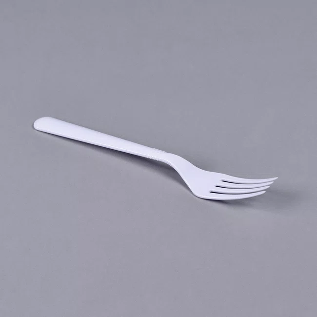Kit Copaza Descartável Refeição Branco - Prato 21 cm, Colher, Garfo e Faca 50 Unidades