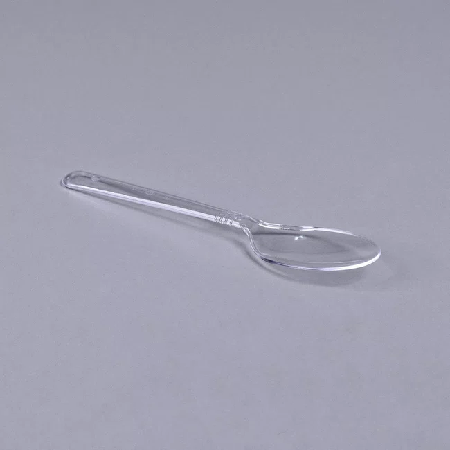Kit Copaza Descartável Refeição Cristal - Prato 21 cm, Colher, Garfo e Faca 50 Unidades