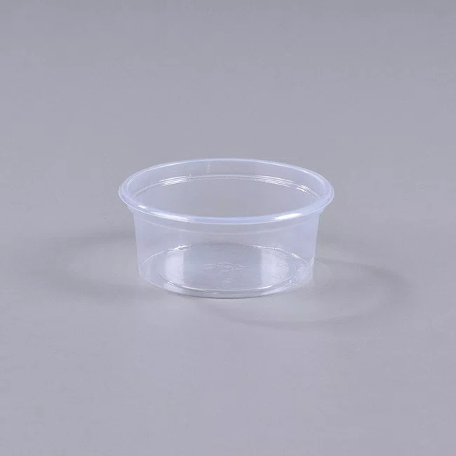 Pote Redondo Super Transparente 75 ml - C/50 Unidades