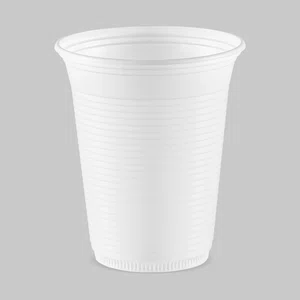 Caixa Copo Copaza Descartável Branco Estriado 180 ml 2.500 Unidades