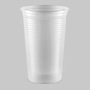 Caixa Copo Copaza Descartável Transparente Estriado 500 ml 1.000 Unidades