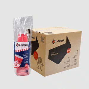 Caixa Copo Copaza Descartável Us Cup 440 ml 500 Unidades