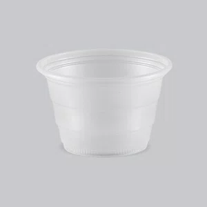 Copo Copaza Descartável Transparente com dois Degraus 100 ml 100 Unidades