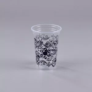 Copo Personalizado Arabesco Preto 300 ml - C/50 Unidades