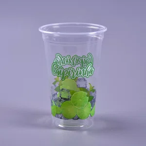 Copo Copaza Descartável Personalizado Caipirinha 550 ml  50 Unidadess