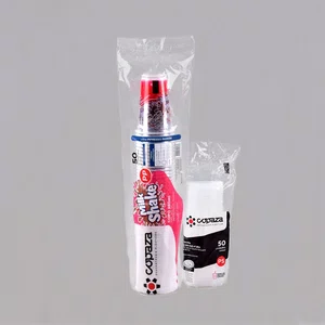 Kit Copaza Descartável Milkshake - Copo Personalizado Milkshake 550 ml e Tampa Perfurada - C/50 Unidades