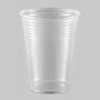 Copo Copaza Descartável  Transparente Estriado 400 ml 50 Unidades