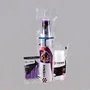 Kit Copaza Descartável Açaí - Copo Personalizado Açaí 550 ml, Colher Roxa e Tampa - C/50 Unidades