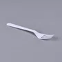 Kit Copaza Descartável Refeição Branco - Prato 21 cm, Colher, Garfo e Faca 50 Unidades