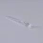 Kit Copaza Descartável Refeição Cristal - Prato 21 cm, Colher, Garfo e Faca 50 Unidades
