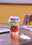 Kit Copaza Descartável Salada - Copo 550 ml, Pote 75 ml e Tampa Abaulada - C/50 Unidades