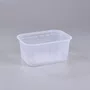 Pote Transparente Retangular 1500 ml - C/70 Unidades