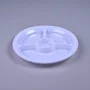 Prato Branco Com Divisão 26 cm - C/10 Unidades