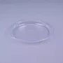 Prato Cristal 21 cm - C/10 Unidades