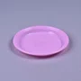 Prato Rosa 15 cm - C/10 Unidades