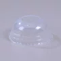 Tampa Bolha Furada 330 Transparente - C/25 Unidades